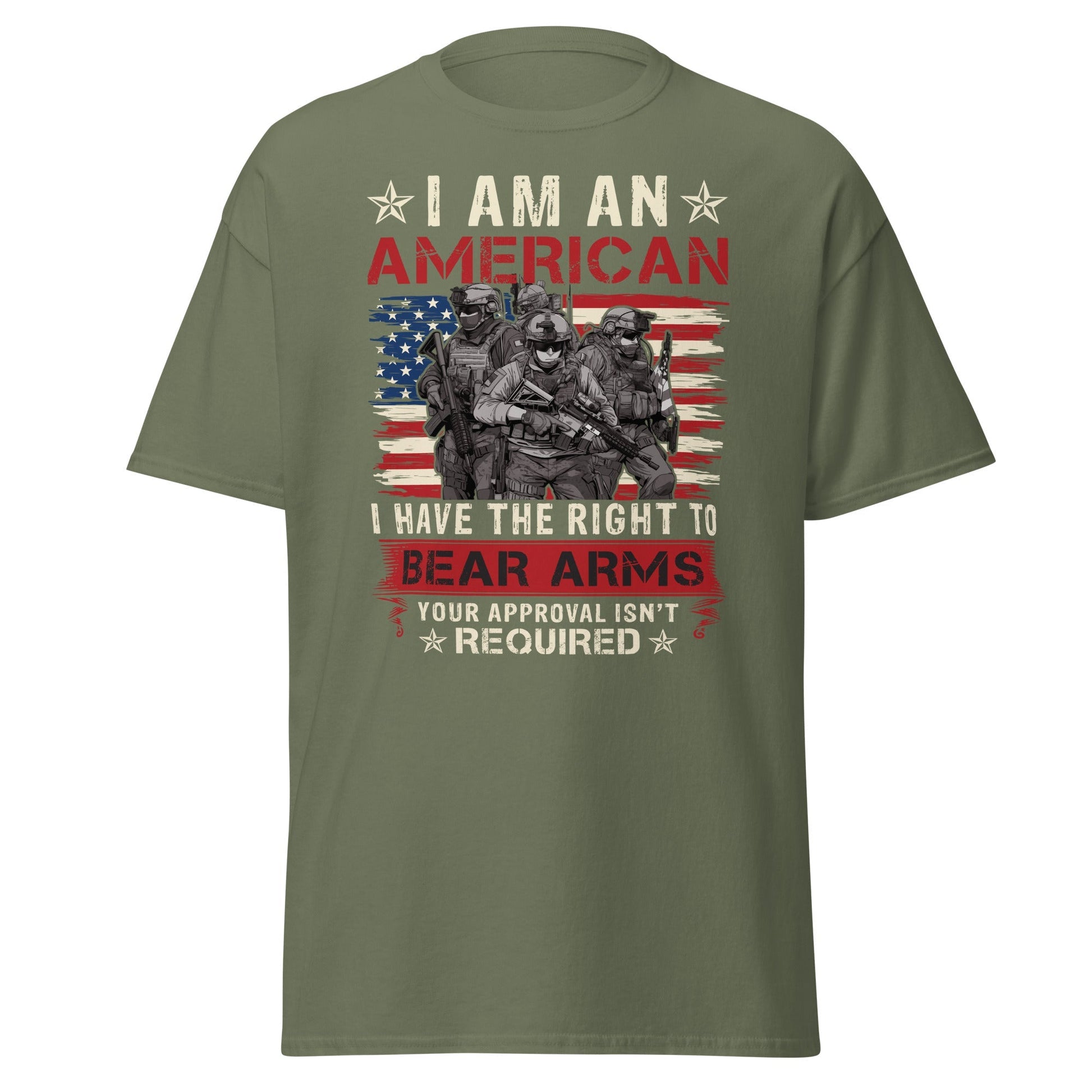 Liberty & Lead Apparel Military Green / S Right to Bear Arms - Men's Classic Tee