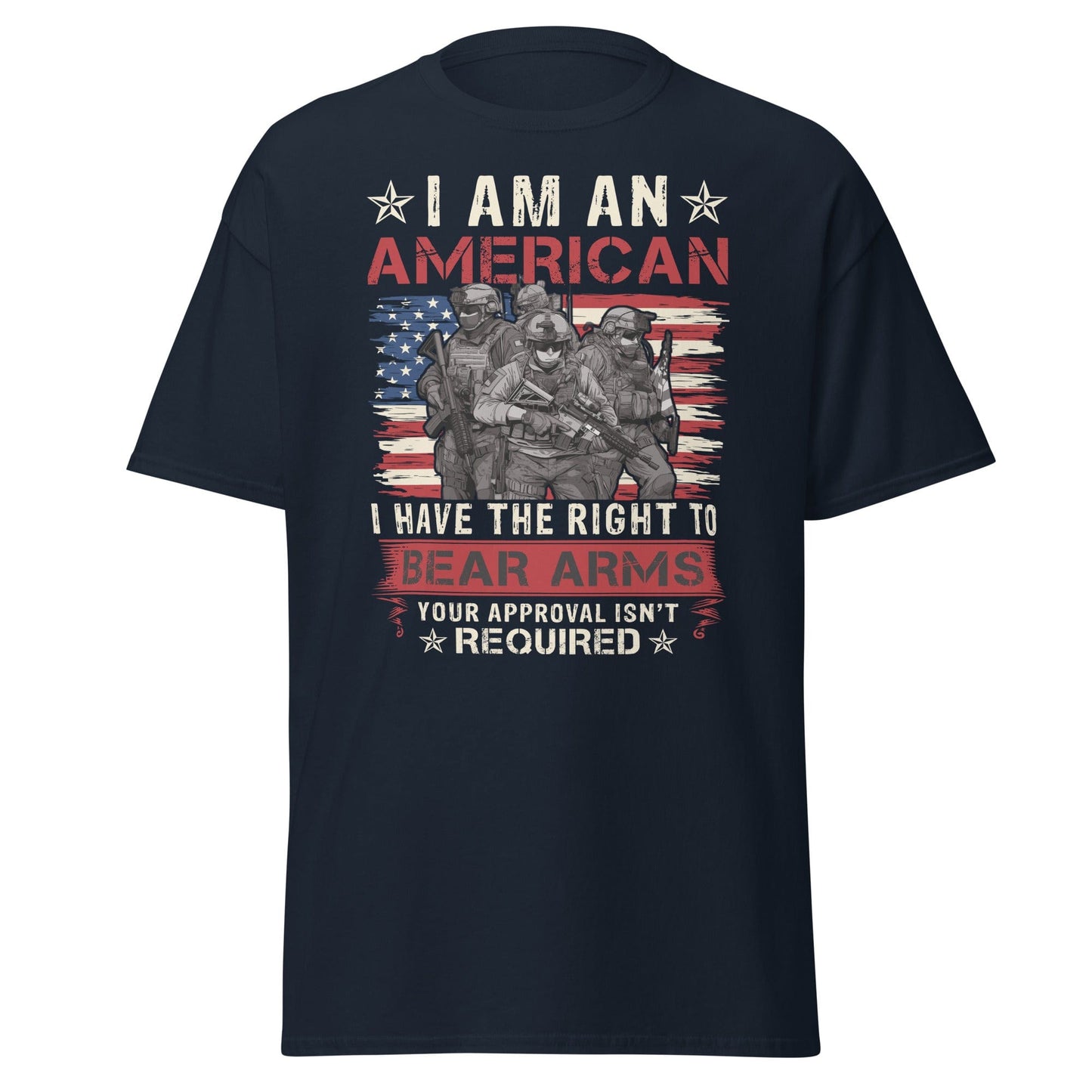 Liberty & Lead Apparel Navy / S Right to Bear Arms - Men's Classic Tee