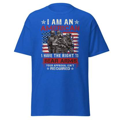 Liberty & Lead Apparel Royal / S Right to Bear Arms - Men's Classic Tee