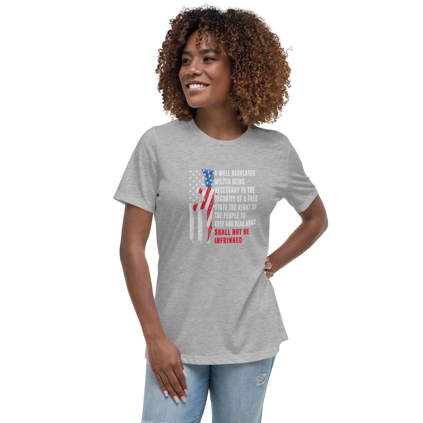 Liberty & Lead Apparel Athletic Heather / S Shall Not Be Infringed 2