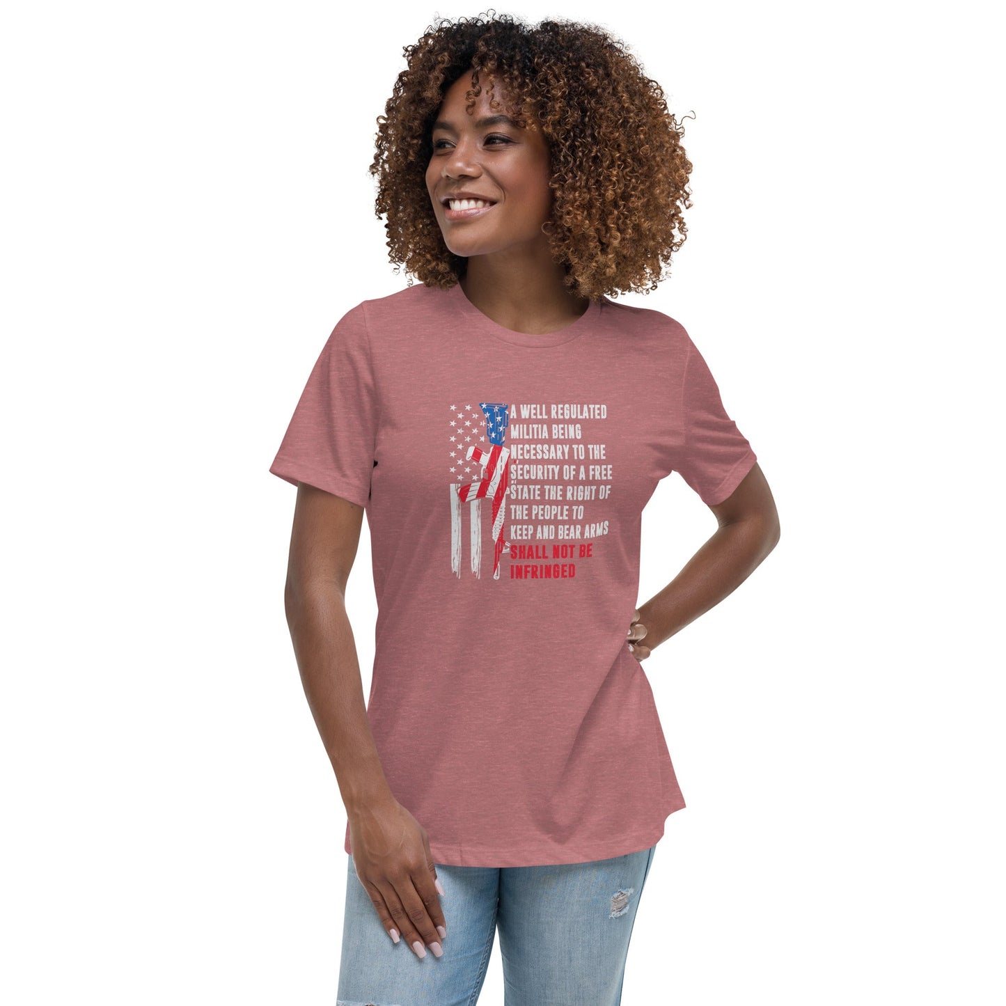 Liberty & Lead Apparel Heather Mauve / S Shall Not Be Infringed 2