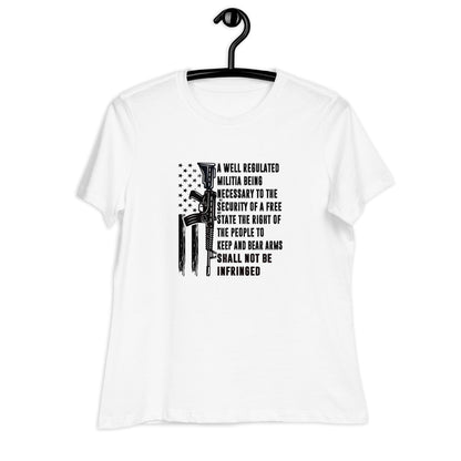 Liberty & Lead Apparel Shall Not Be Infringed - Ladies Relaxed Tee