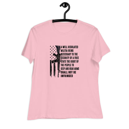 Liberty & Lead Apparel Shall Not Be Infringed - Ladies Relaxed Tee