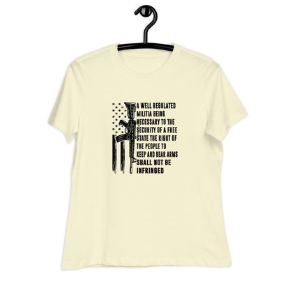 Liberty & Lead Apparel Shall Not Be Infringed - Ladies Relaxed Tee