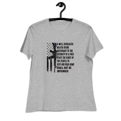 Liberty & Lead Apparel Shall Not Be Infringed - Ladies Relaxed Tee