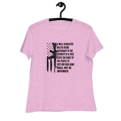 Liberty & Lead Apparel Shall Not Be Infringed - Ladies Relaxed Tee