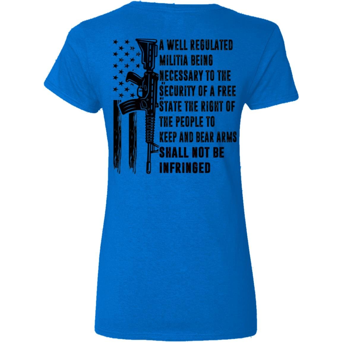 Liberty & Lead Apparel Apparel Shall Not Be Infringed - Ladies V-Neck Tee