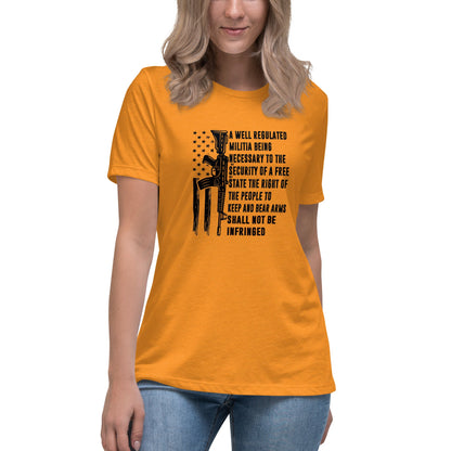 Liberty & Lead Apparel Heather Marmalade / S Shall Not Be Infringed