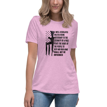 Liberty & Lead Apparel Heather Prism Lilac / S Shall Not Be Infringed