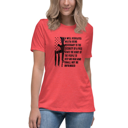 Liberty & Lead Apparel Heather Red / S Shall Not Be Infringed