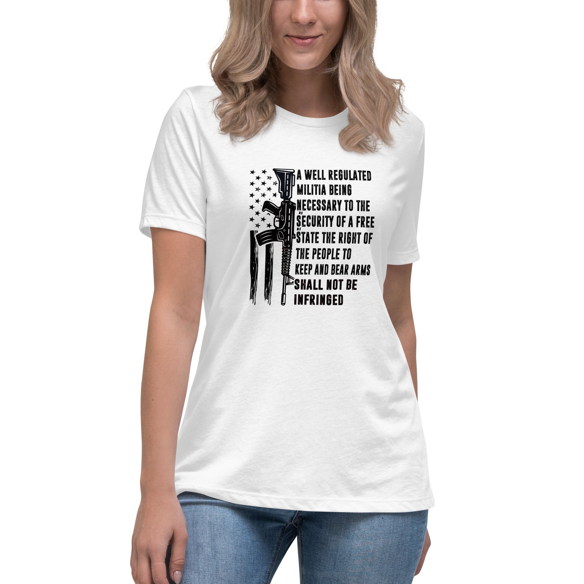 Liberty & Lead Apparel White / S Shall Not Be Infringed