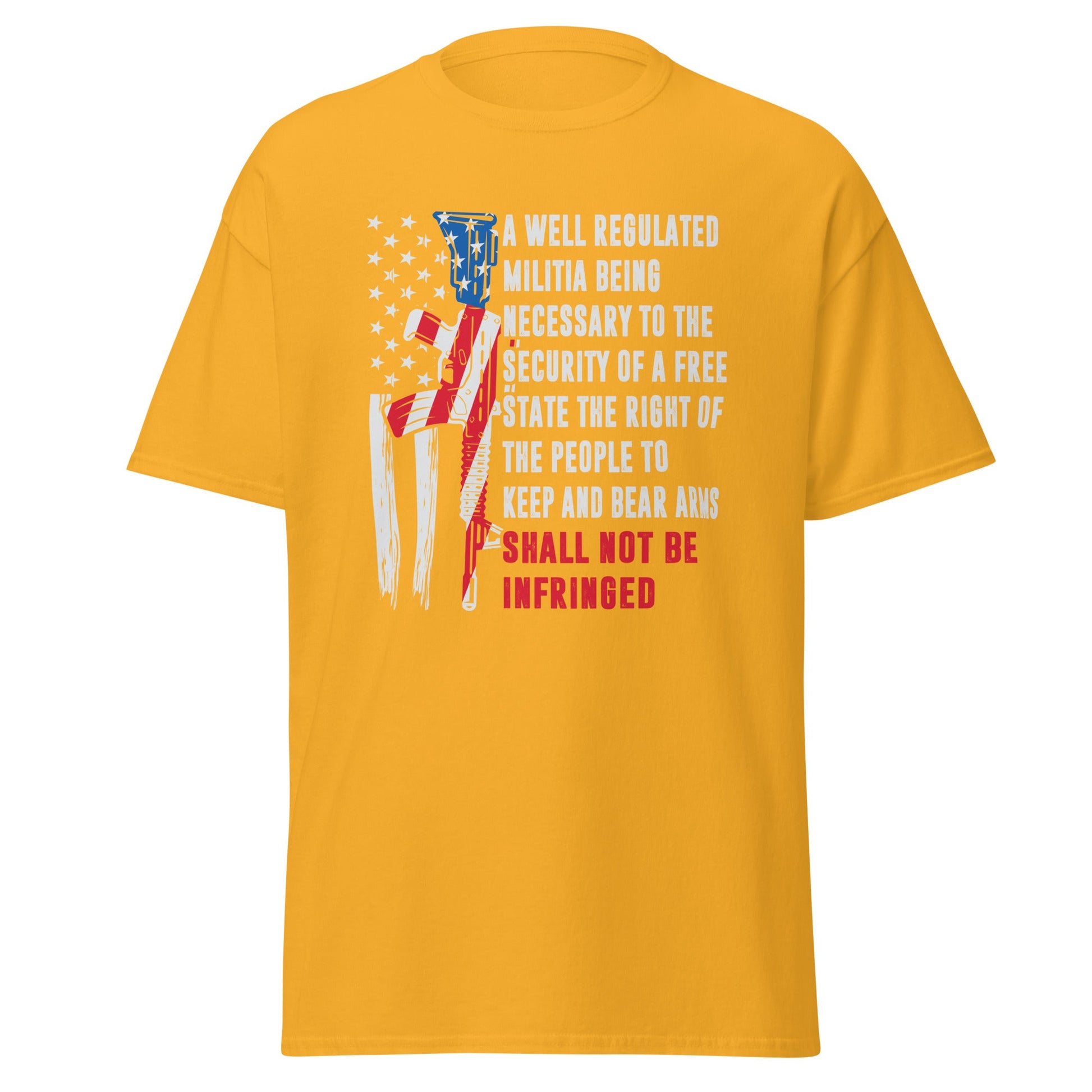 Liberty & Lead Apparel Gold / S Shall Not Be Infringed - Men's Classic Tee