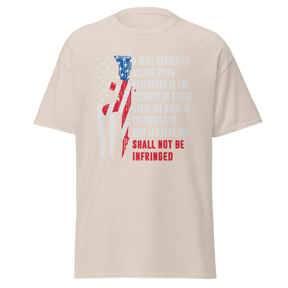 Liberty & Lead Apparel Natural / S Shall Not Be Infringed - Men's Classic Tee