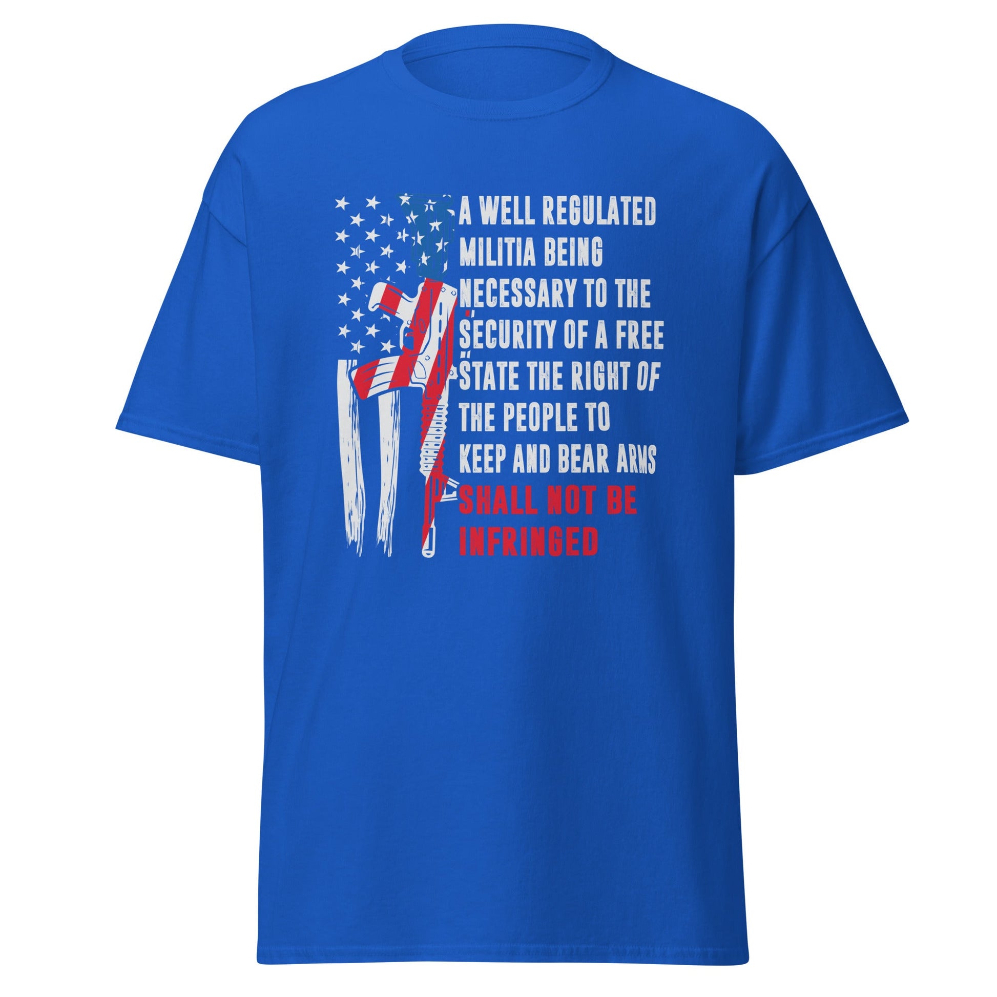 Liberty & Lead Apparel Royal / S Shall Not Be Infringed - Men's Classic Tee