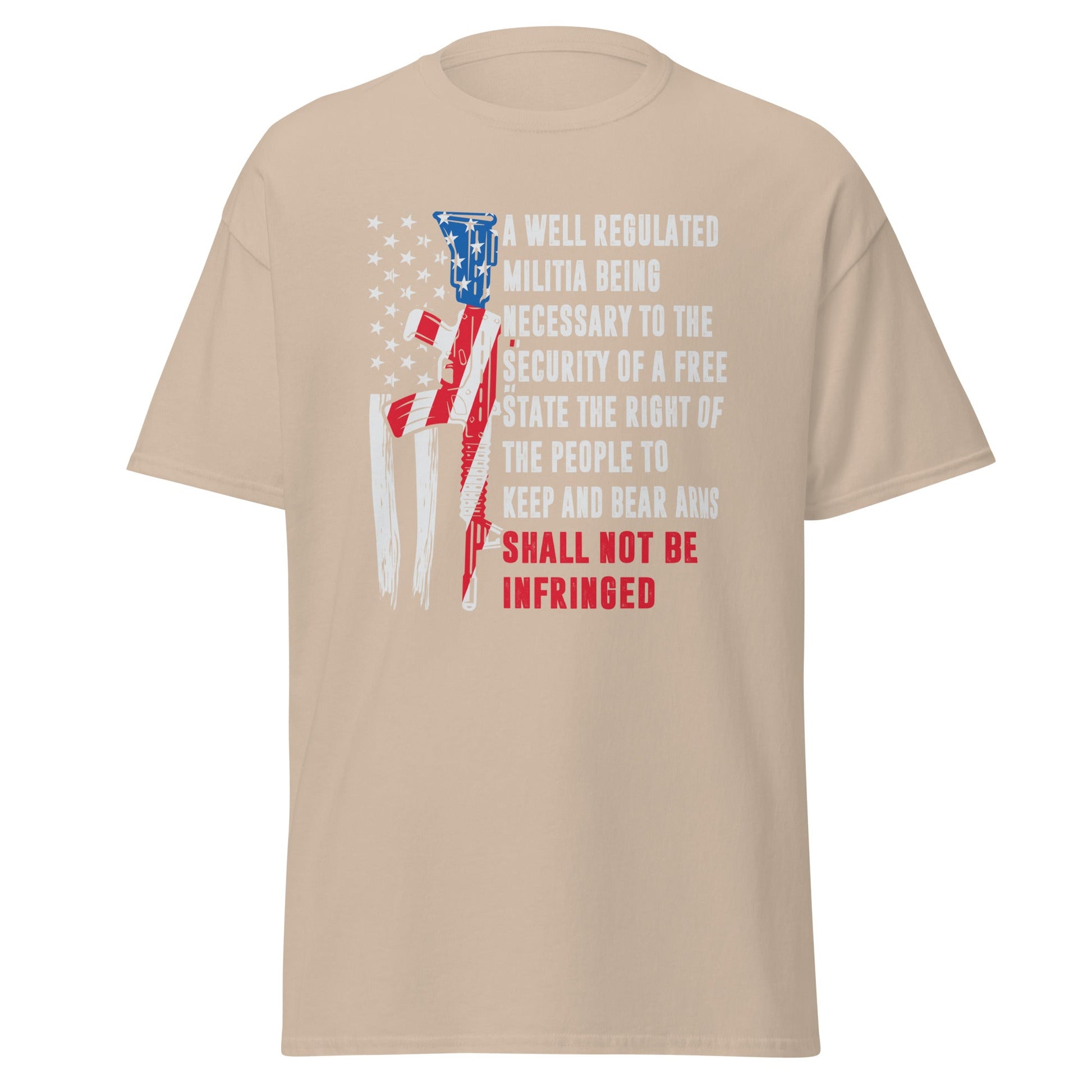 Liberty & Lead Apparel Sand / S Shall Not Be Infringed - Men's Classic Tee