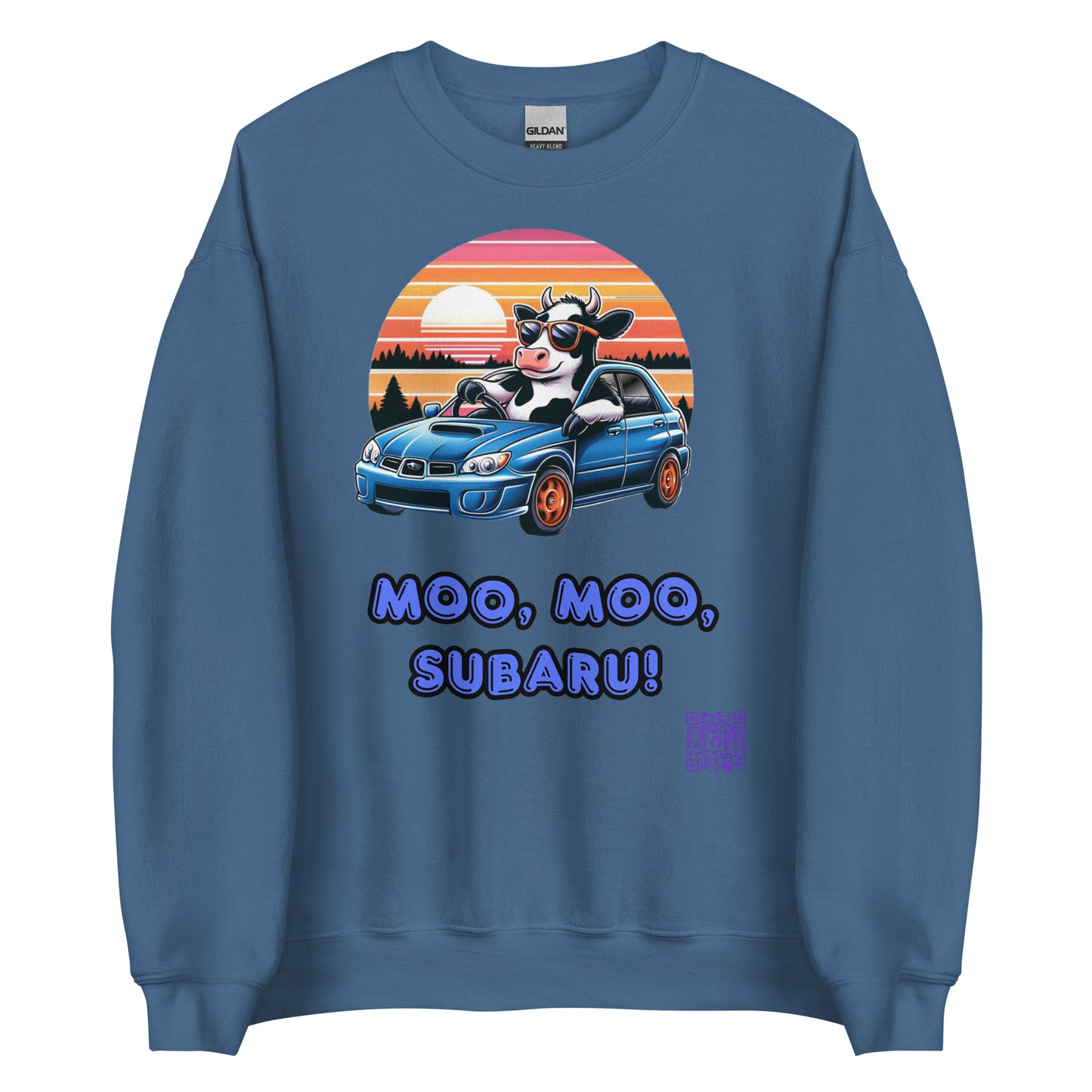 Moo Moo Subaru/Subaru Lovers/Cow/WRX/Outback/Forester/Imprezza/Ascent/Legacy - Unisex Sweatshirt