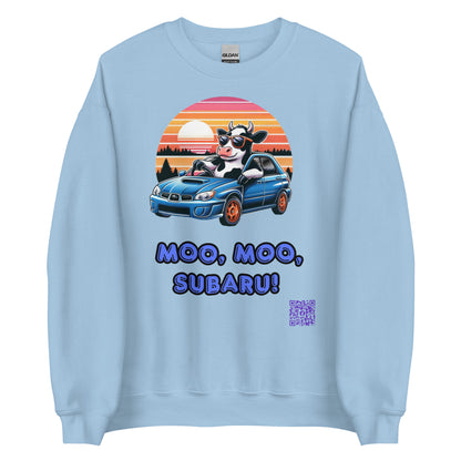 Moo Moo Subaru/Subaru Lovers/Cow/WRX/Outback/Forester/Imprezza/Ascent/Legacy - Unisex Sweatshirt