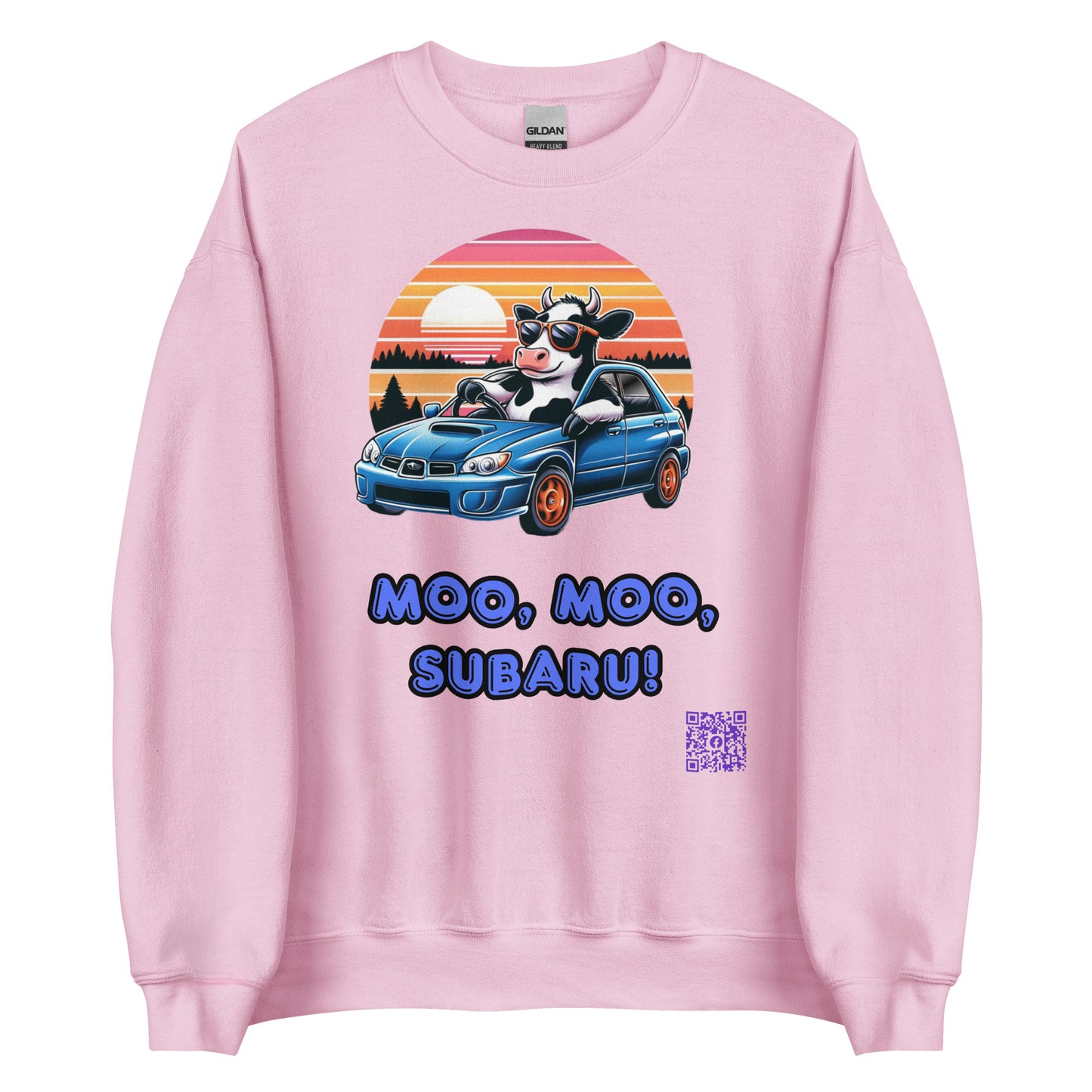 Moo Moo Subaru/Subaru Lovers/Cow/WRX/Outback/Forester/Imprezza/Ascent/Legacy - Unisex Sweatshirt