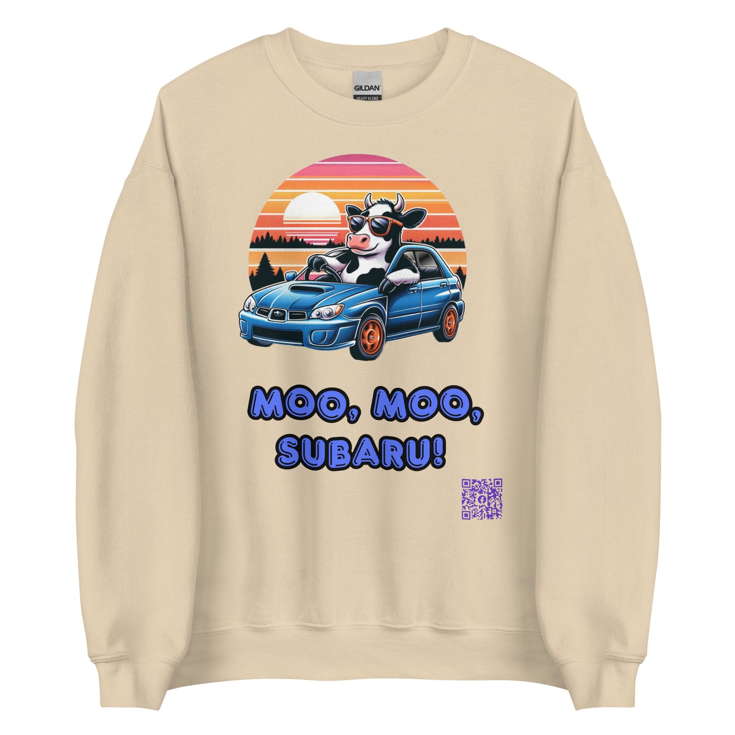 Moo Moo Subaru/Subaru Lovers/Cow/WRX/Outback/Forester/Imprezza/Ascent/Legacy - Unisex Sweatshirt