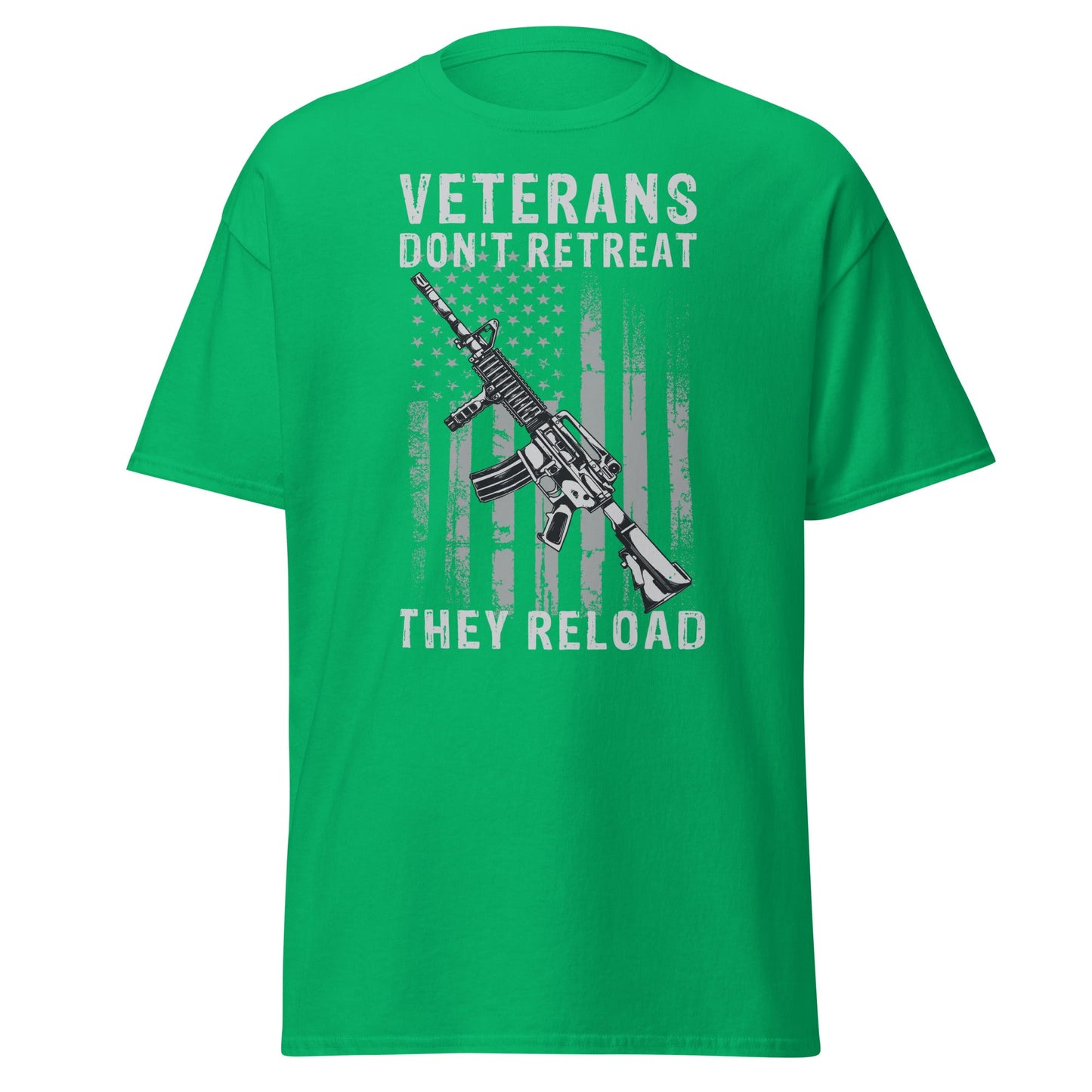 Liberty & Lead Apparel Irish Green / S Veterans Don't Retreat 2 - Men's Classic Tee