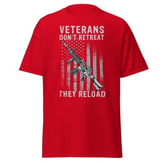 Liberty & Lead Apparel Red / S Veterans Don't Retreat 2 - Men's Classic Tee