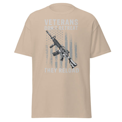 Liberty & Lead Apparel Sand / S Veterans Don't Retreat 2 - Men's Classic Tee