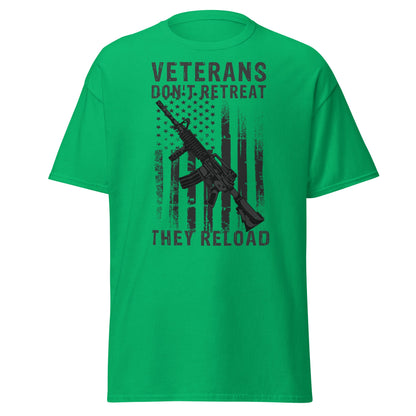 Liberty & Lead Apparel Irish Green / S Veterans Don't Retreat - Men's Classic Tee