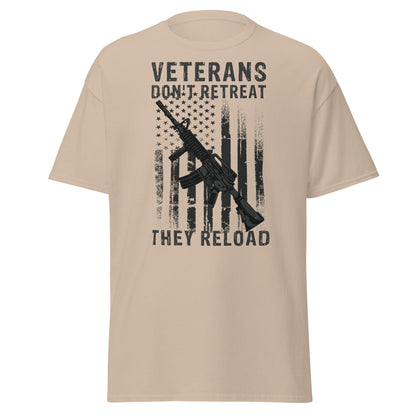 Liberty & Lead Apparel Sand / S Veterans Don't Retreat - Men's Classic Tee