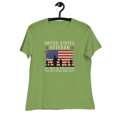 Liberty & Lead Apparel Veterans Oath - Ladies Relaxed Tee