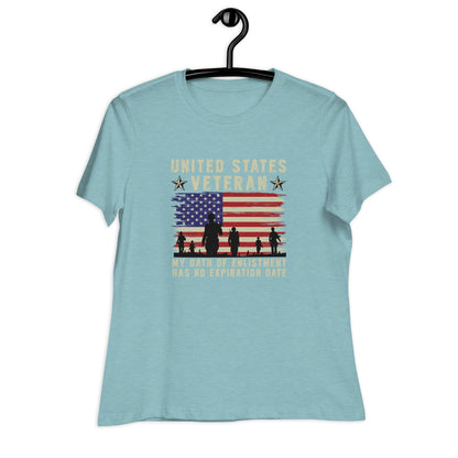 Liberty & Lead Apparel Veterans Oath - Ladies Relaxed Tee