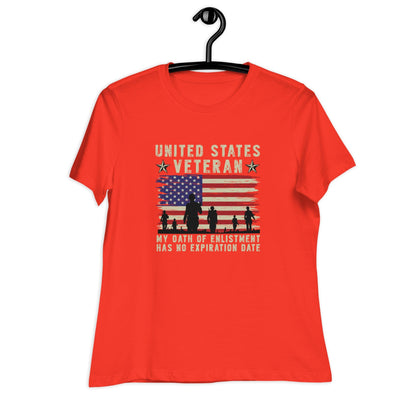 Liberty & Lead Apparel Veterans Oath - Ladies Relaxed Tee