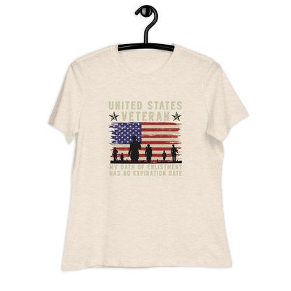 Liberty & Lead Apparel Veterans Oath - Ladies Relaxed Tee