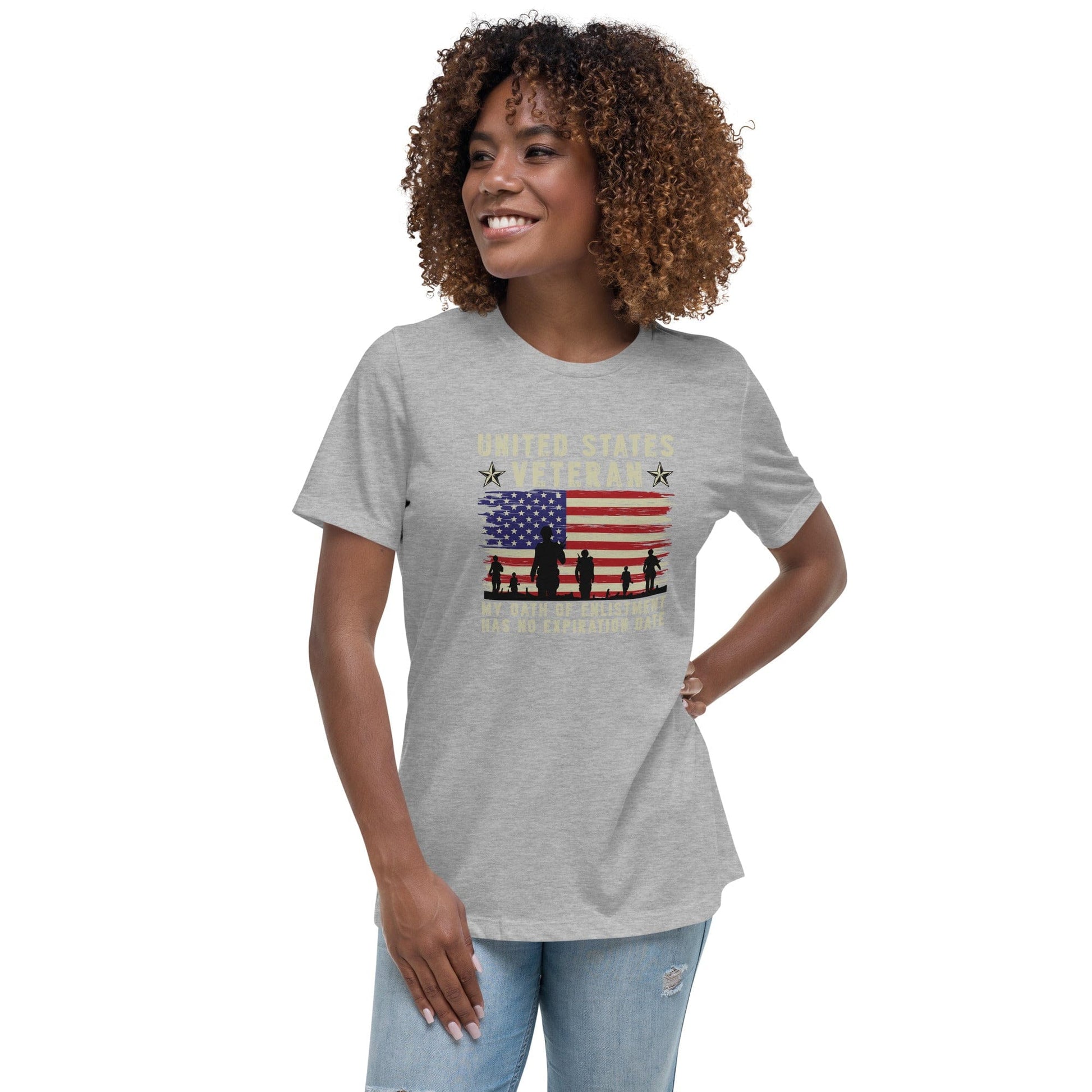 Liberty & Lead Apparel Athletic Heather / S Veterans Oath