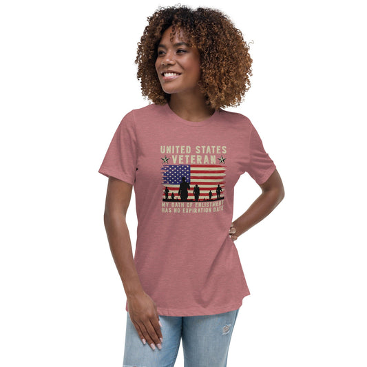 Liberty & Lead Apparel Heather Mauve / S Veterans Oath