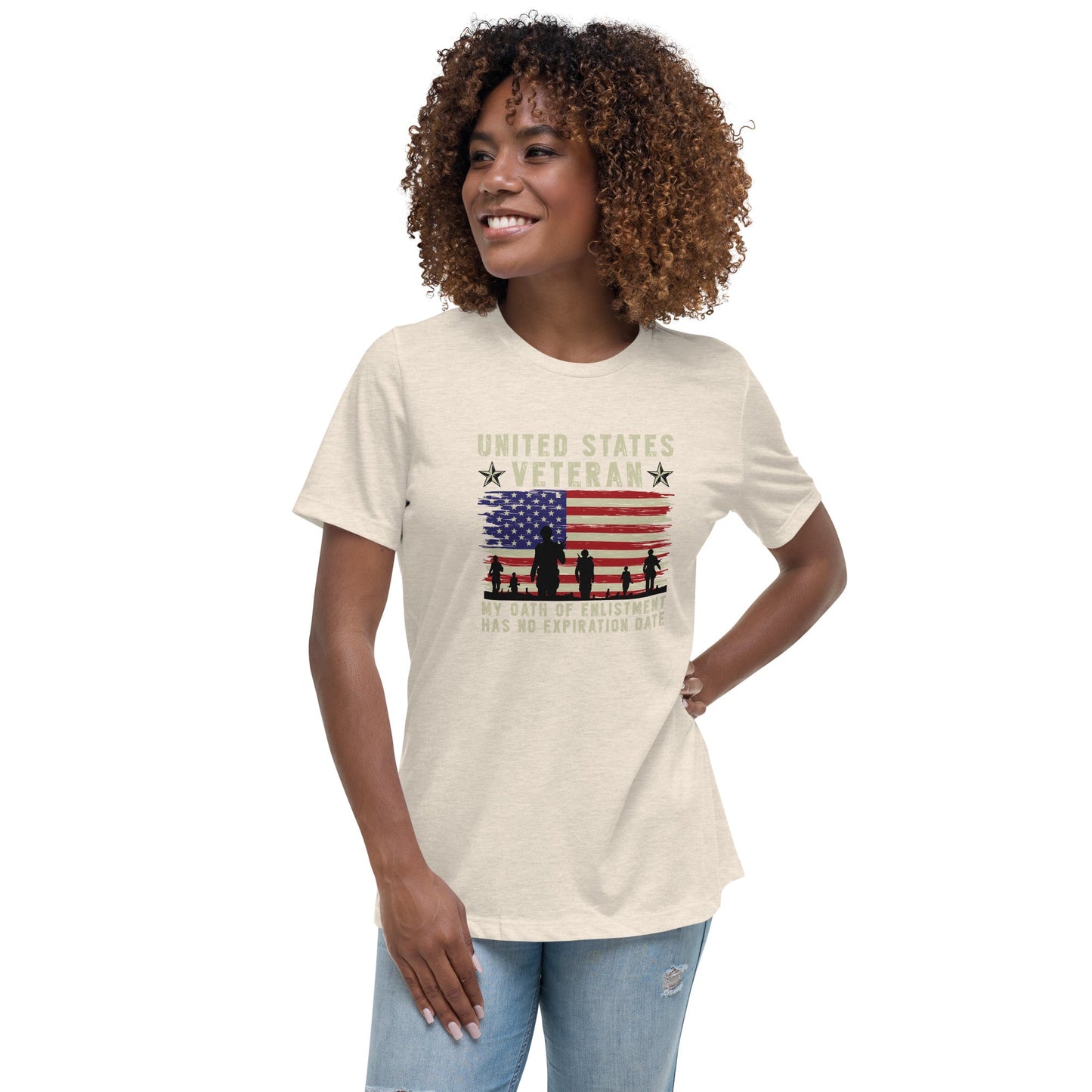 Liberty & Lead Apparel Heather Prism Natural / S Veterans Oath