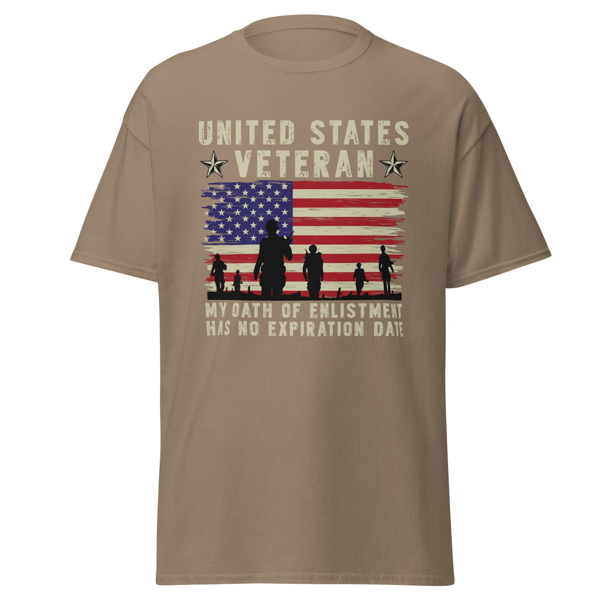 Liberty & Lead Apparel Brown Savana / S Veterans Oath - Men's Classic Tee