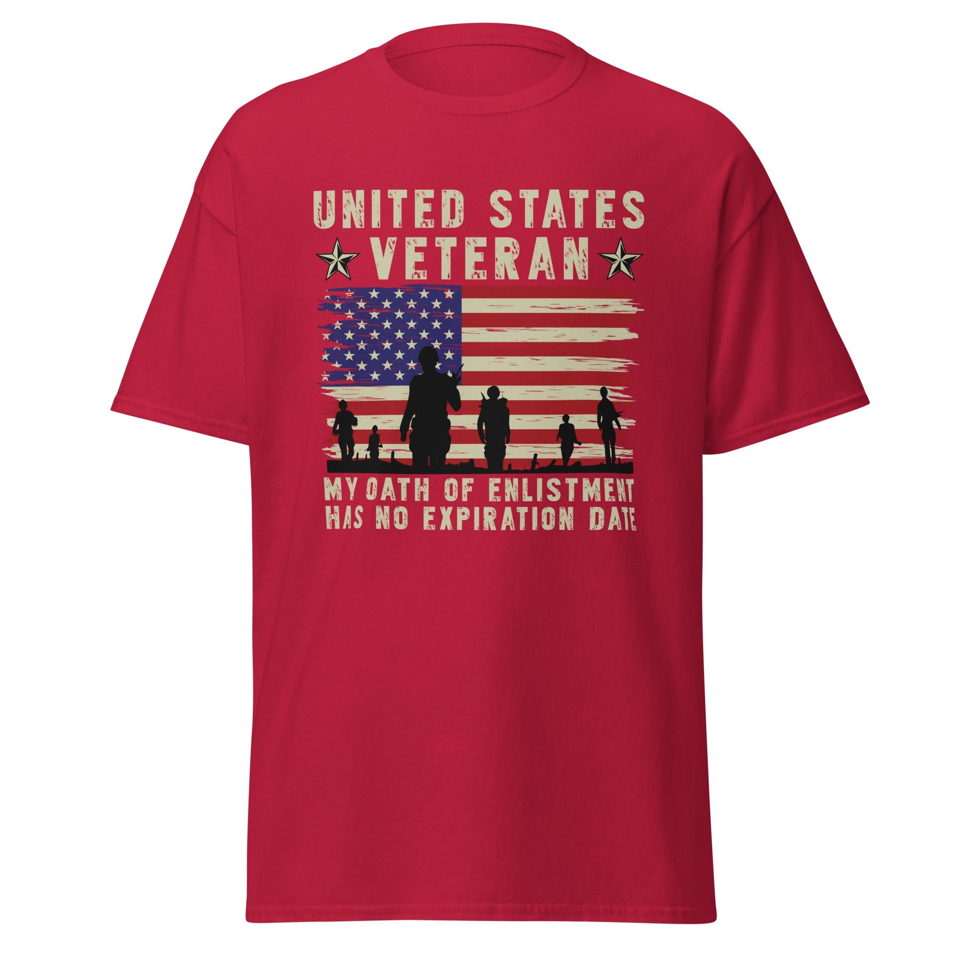 Liberty & Lead Apparel Cardinal / S Veterans Oath - Men's Classic Tee