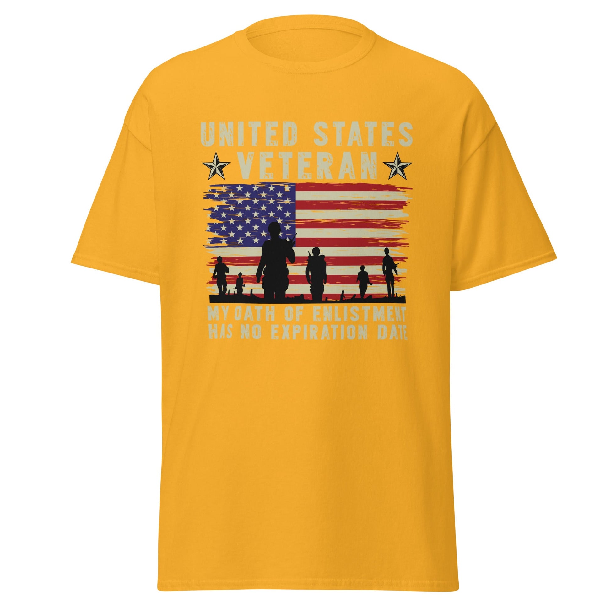 Liberty & Lead Apparel Gold / S Veterans Oath - Men's Classic Tee