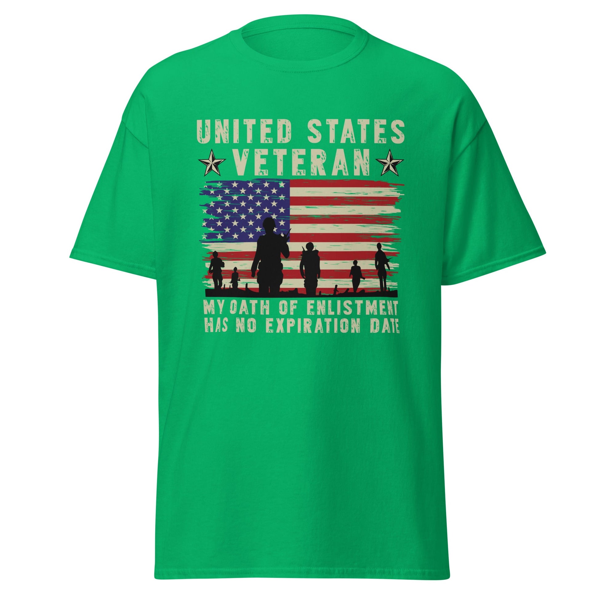 Liberty & Lead Apparel Irish Green / S Veterans Oath - Men's Classic Tee