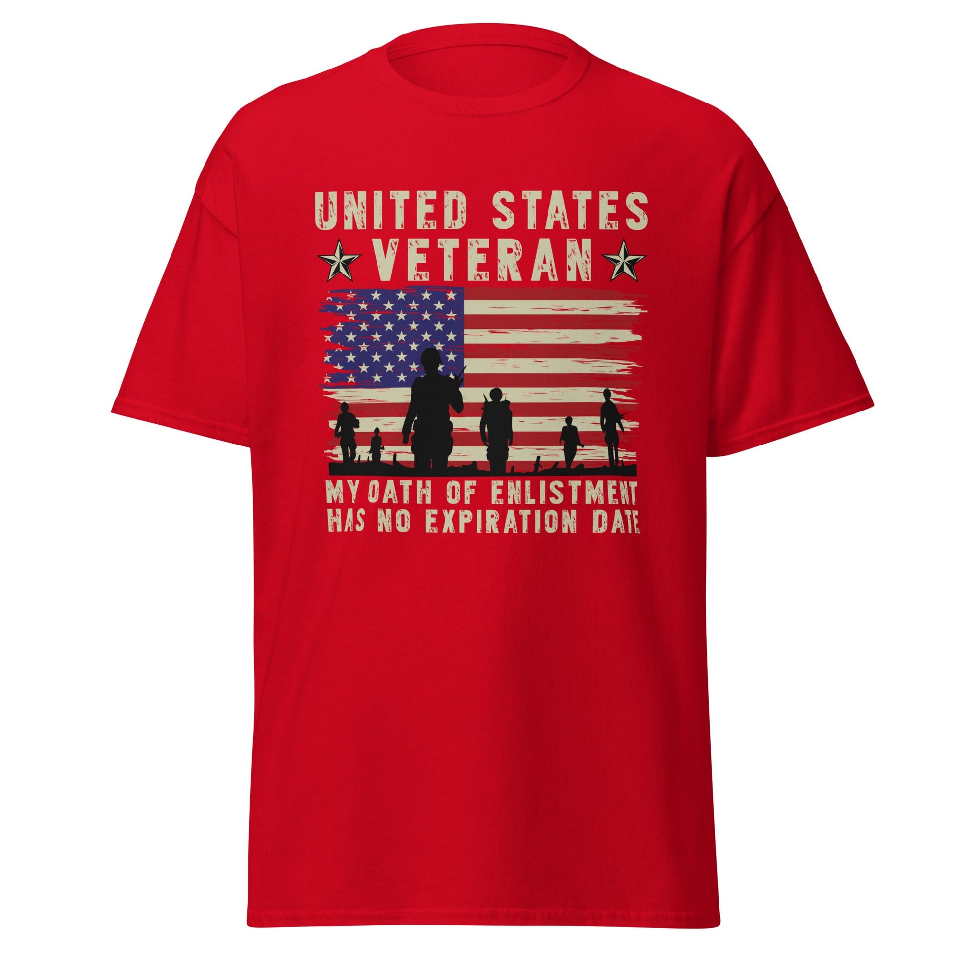 Liberty & Lead Apparel Red / S Veterans Oath - Men's Classic Tee