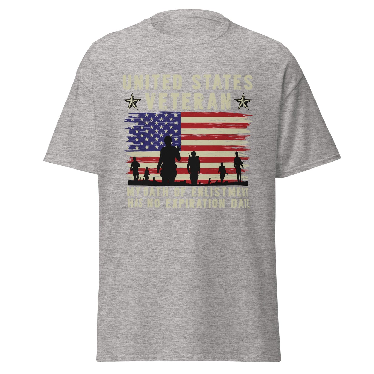 Liberty & Lead Apparel Sport Grey / S Veterans Oath - Men's Classic Tee