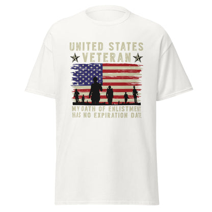 Liberty & Lead Apparel White / S Veterans Oath - Men's Classic Tee