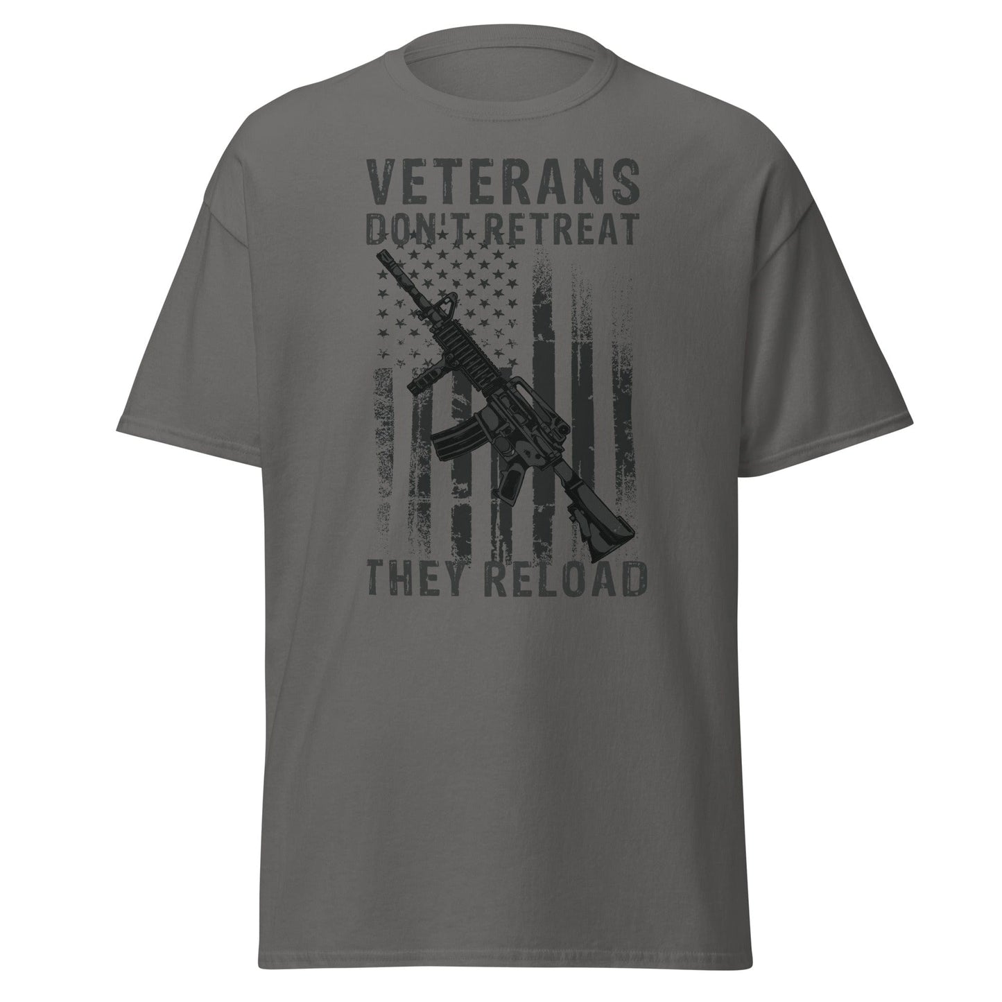 Liberty & Lead Apparel Charcoal / S Veterans Reload 2 - Men's Classic Tee