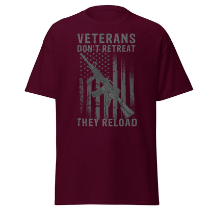 Liberty & Lead Apparel Maroon / S Veterans Reload 2 - Men's Classic Tee