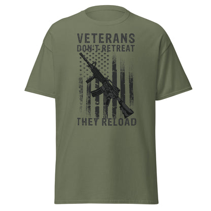 Liberty & Lead Apparel Military Green / S Veterans Reload 2 - Men's Classic Tee