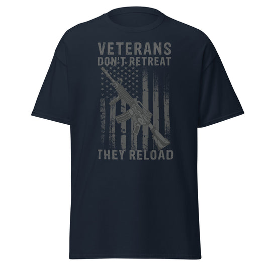 Liberty & Lead Apparel Navy / S Veterans Reload 2 - Men's Classic Tee