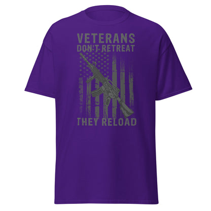 Liberty & Lead Apparel Purple / S Veterans Reload 2 - Men's Classic Tee