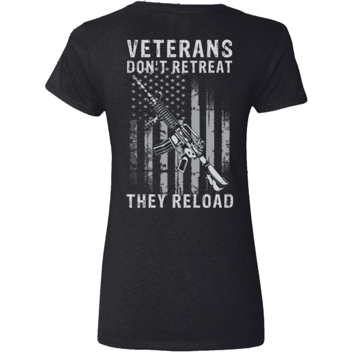 Liberty & Lead Apparel Apparel Veterans Reload - Ladies V-Neck Tee