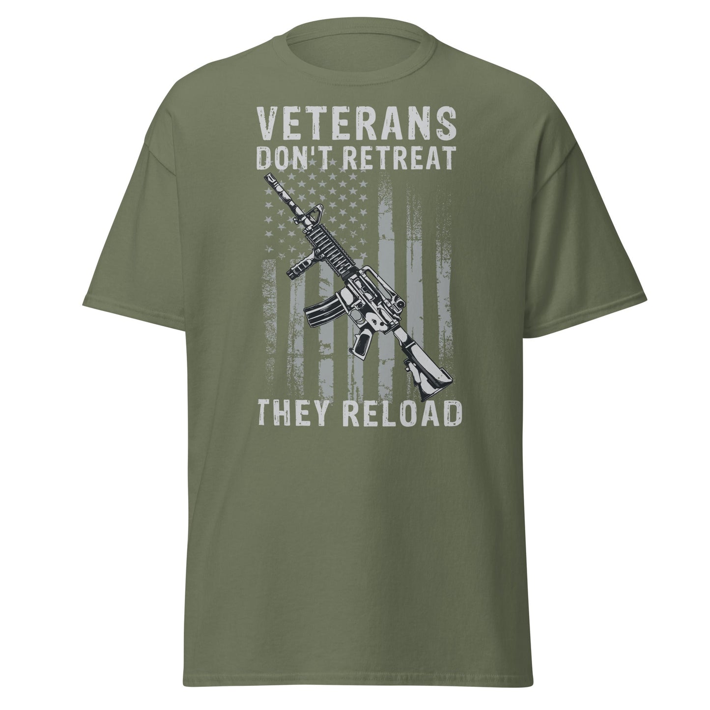 Liberty & Lead Apparel Military Green / S Veterans Reload - Men's Classic Tee