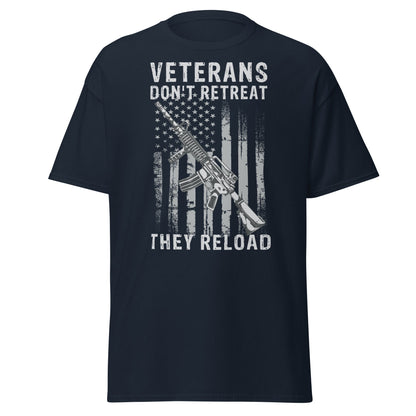 Liberty & Lead Apparel Navy / S Veterans Reload - Men's Classic Tee